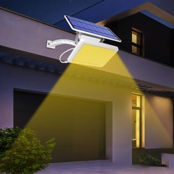 

solar lamps 2021 outdoor lights 48 leds separated installation landscape lighting lamp garden courtyard led powered wall