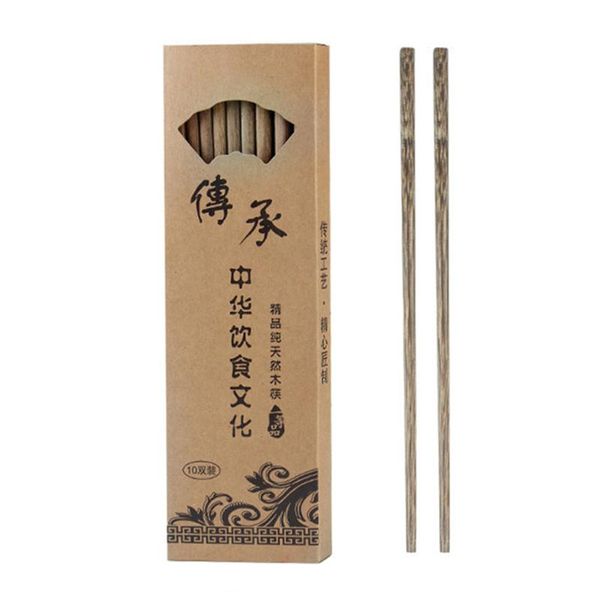 

chopsticks 10pairs 25 cm wooden handmade dishwasher safe chinese classic style gift g10