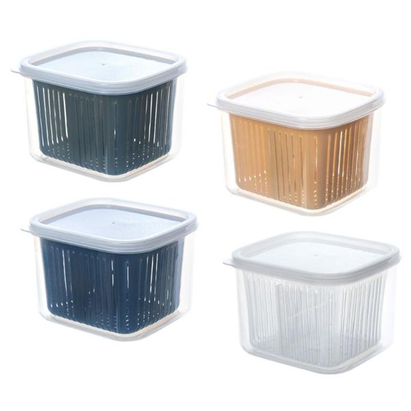 

storage bottles & jars 4pcs seasoning boxes sealed vegetable fruits