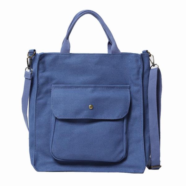 Bolsas de noite Bolsa de ombro de tela sólida vintage Bola de pano casual feminino Meninas da bolsa escolar de estudante Tote de tecido Crossbody