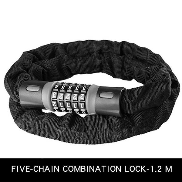 

bike locks 1 pcs bicycle accessories anti-theft chain carbon steel safety key lock electric motorcycle password