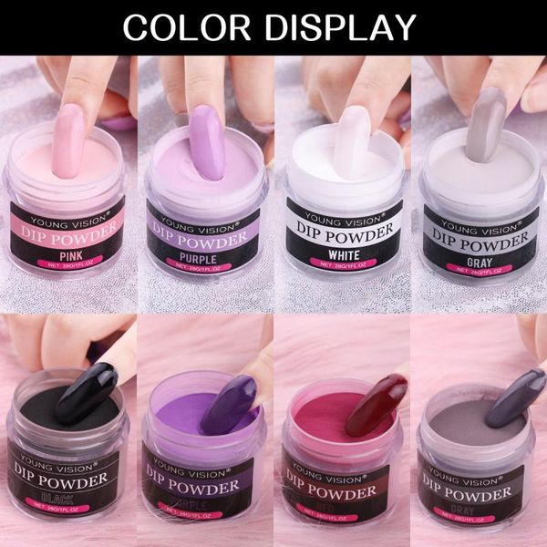 

nail glitter 1pcs dip powder long-lasting glitters for art salon acrylic without-lamp natural dry system manicures 10 g, Silver;gold