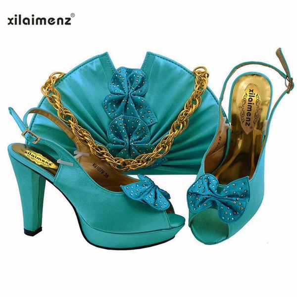 

dress shoes fashion coming shoe and bag set women italian african party pumps with matching bags wedding, Black