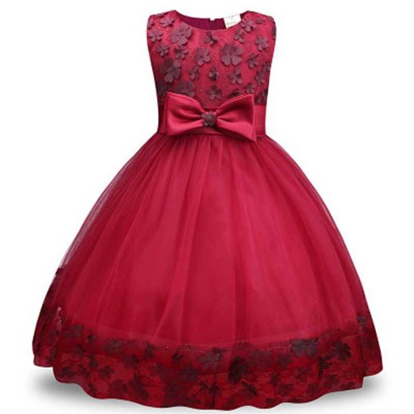 

girl's dresses sequin girl dress children clothing wedding party girls first birthday clothes born princess infant, Red;yellow