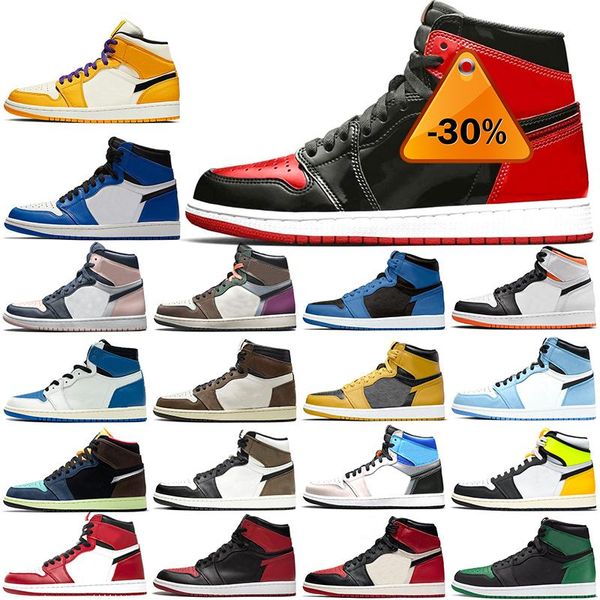 

jumpman 1 basketball shoes 1s men women high og bubble gum hand crafted dark marina blue university pollen prototype volt silver toe mens x