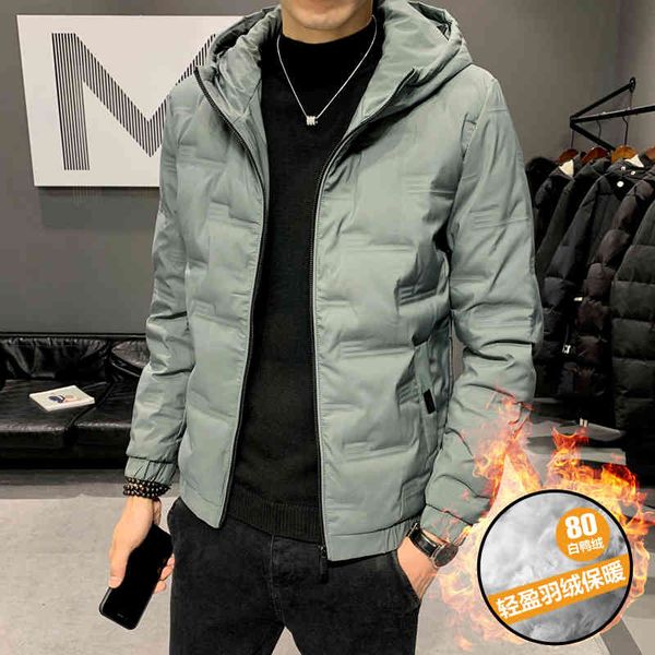 

2021 new arrival winter down jacket 80% white duck down jackets men,men's coat,plus-size m-5xl, Black