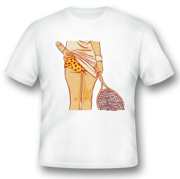 

tennis is 2 funny humor black or white tee, White;black