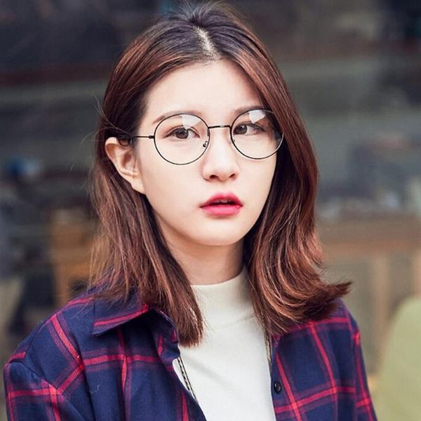 

fashion sunglasses frames vintage oval eyeglass full rim retro super light glasses eyewear spectacles rx able come with clear lenses, Black