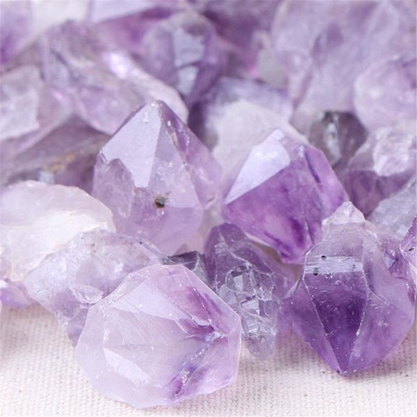 

natural amethyst column large particle bare stone diy mineral standard material original ore sample accessories decorative objects & figurin