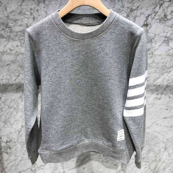 

high version 2021 style round neck children's four bar sports pullover, Black