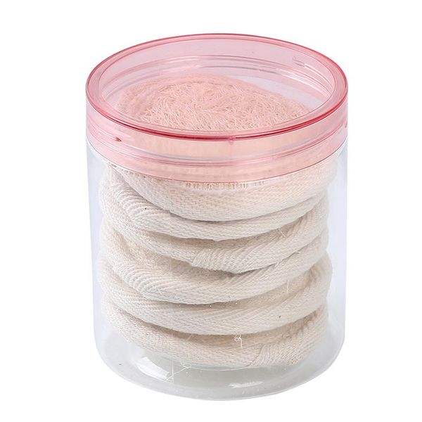 

sponges, applicators & cotton round loofah sponge washing exfoliate makeup remover bath rub slices body shower pad towel glove clean natural