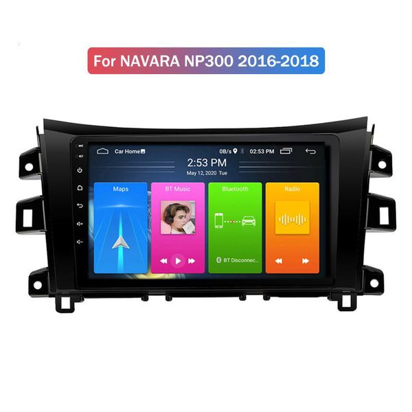 Quad Core CPU Android 10.1 Автомобильный DVD-плеер GPS навигация Авто радио для Nissan Navara NP300 2016-2018 Стерео Headunits Media Radio