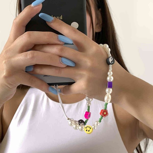 

phone jewelry chain, phone chain beads,, Black