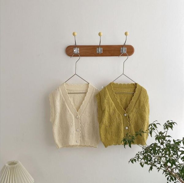 

arrival girls knitted sweaters spring fashion kids cardigan vest 1-6 years qs478 jackets, Blue;gray