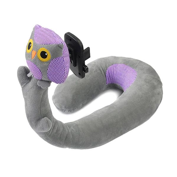 

cell phone mounts & holders mobile holder lazy bracket multifunction u shape neck pillow flexible stand comfortable relieve cervical pressur