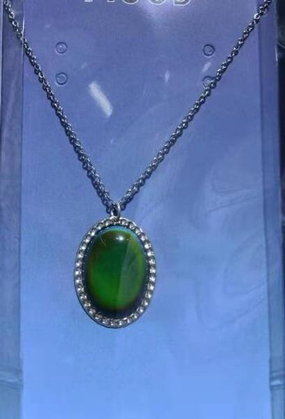 

mood necklace tree of life change color necklaces, Silver