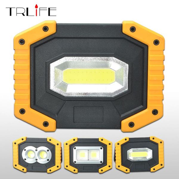 

led work light lamp portable spotlight rechargeable 18650 / battery outdoor for hunting camping latern lanterns