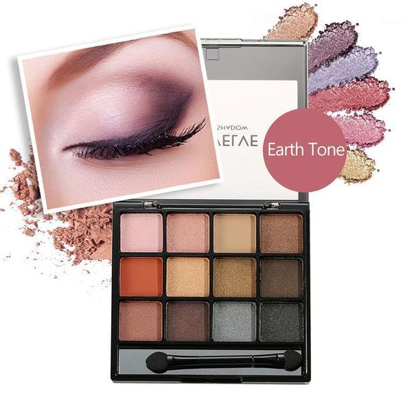 

colors eye shadow palette shining matte pigmented cosmetics fre-drop1