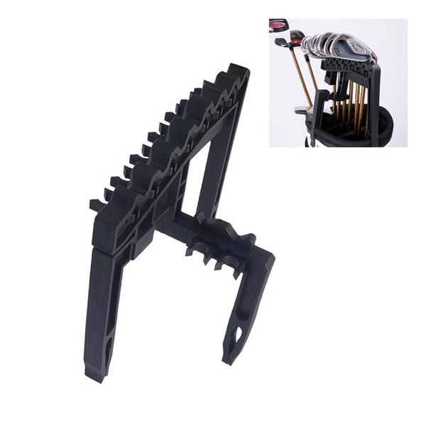 

golf training aids club rack 9 iron holder bag clubs partner organizer drop ship