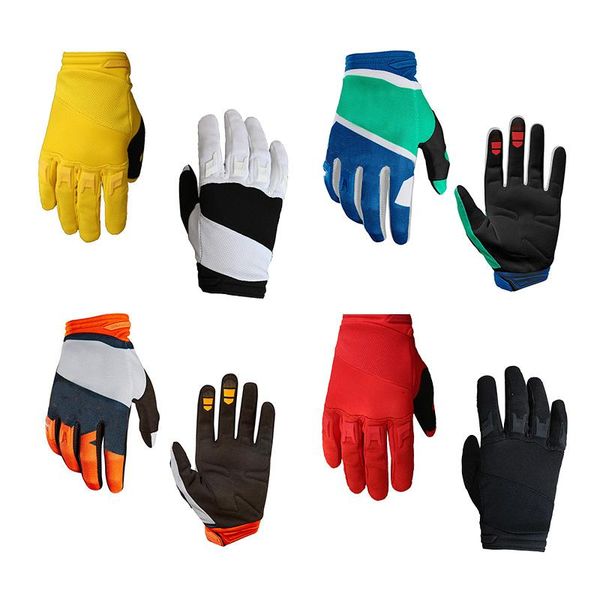 

outdoor sports men's mountain bicycle off road motorbike automotive offraod gloves full finger cycling, Black