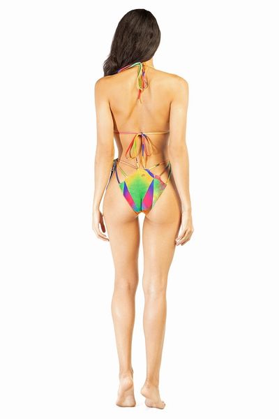 

4 color monokini high leg cut women swimwear female swimsuit two-pieces bikini set bather bathing suit swim lady bo0147ing