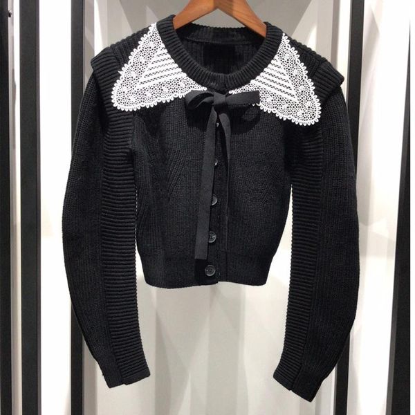 

women's knits & tees kr07900 fashion sweaters 2021 runway luxury european design party style clothing, White