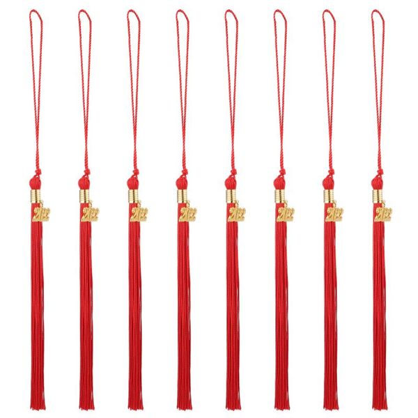 

party hats 8 pcs graduation doctoral hat tassel diy charm hanging pendants