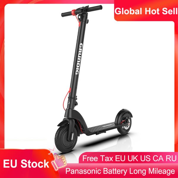 EU на складе Grundig X7 электрический скейтборд скутер велосипед складной ударной скутер 36V 6,4ah Accessooter