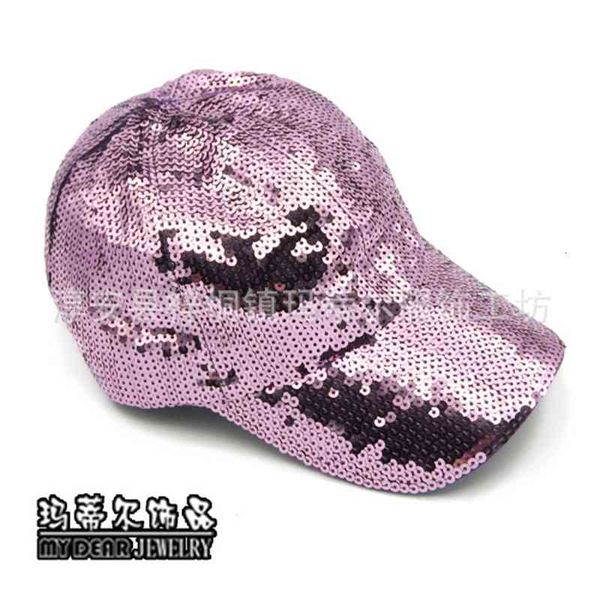

sequin baseball cap, bead sun and, Blue;gray