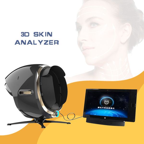 Erweiterter Hautanalysator, künstliche Intelligenz, Bildinstrument, Hautdetektor, Acht-Spektrum-3D-Digital-Gesichtsanalysegerät, tragbarer Zauberspiegel-Scanner