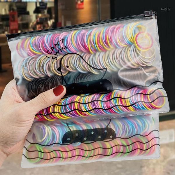 

pcs/500 pcs/pack kids hair bands girls cute elastic rubber band rope ponytail gum for girl accessories headwear1