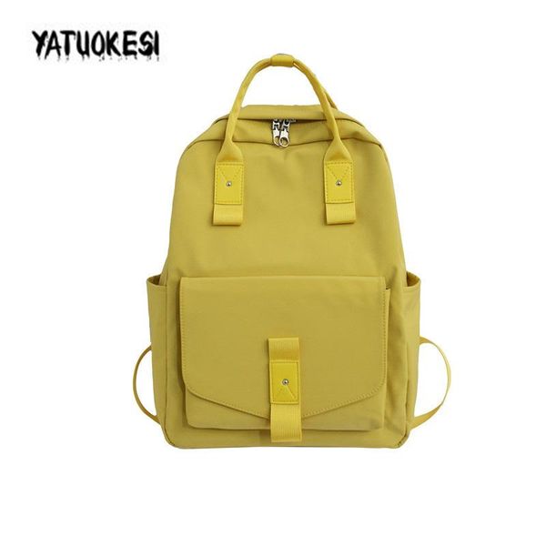 

backpack fashion women's waterproof nylon preppy school bags for teenager leisure portable travel knapsack mochilas mujer 2021