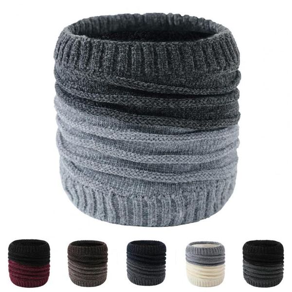 

scarves ring scarf durable warm neck face cover plush lining, Blue;gray