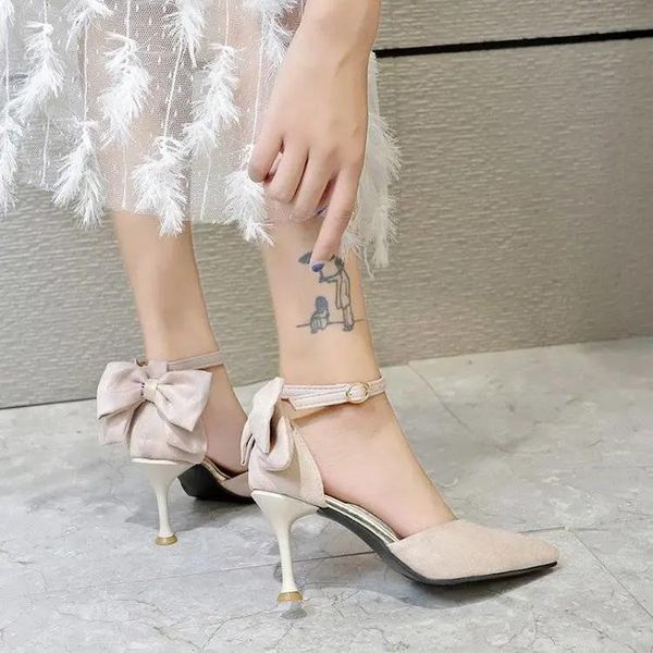 

dress shoes women's high heels women 2021 all-match black rhinestone pointed toe stiletto professional single autumn