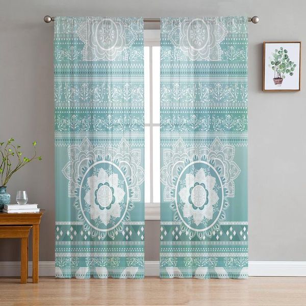 

curtain & drapes mandala window curtains bedroom modern drape sheer tulle valances living room kitchen voile