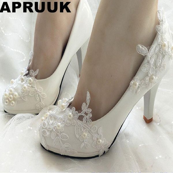 

women's shoes heel laces bridal wedding pumps with ivory pealrs ladies flower girl bridesmaid in stock dress, Black