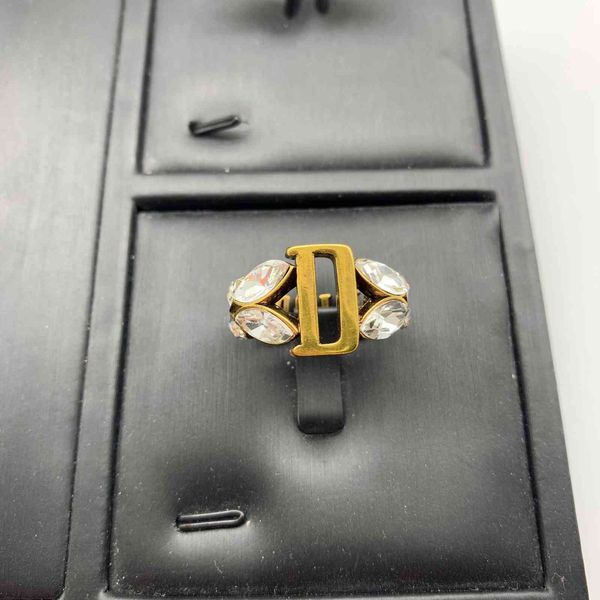 

2021 new designer letter wheat ear horse eye ring female family baby fashion, Silver