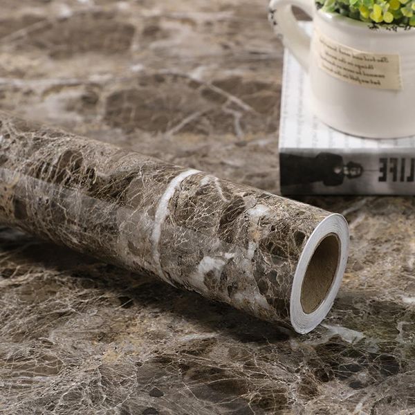 

wallpapers imitation large wallpaper self-adhesive waterproof thickened kitchen counter oil-proof bathroom pvc renovation stickers