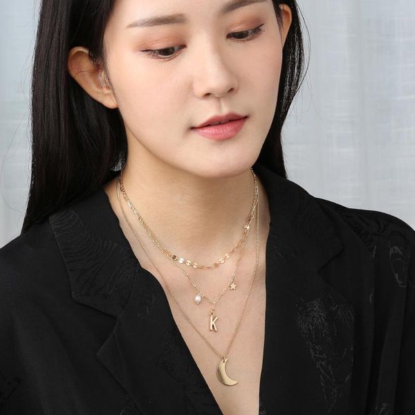 

chains necklace golden pattern, Silver