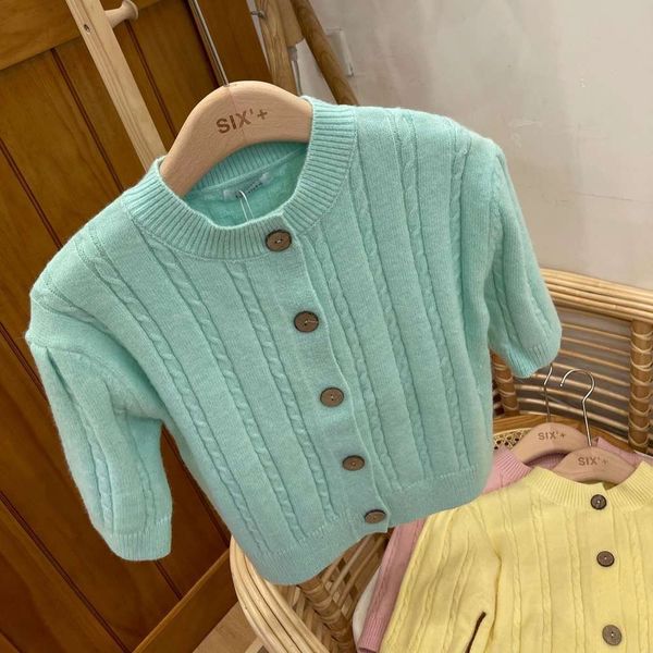 

women's jackets coats baishui green knitted cardigan spring autumn korean slim fit striped short sleeve qyjb, Black;brown