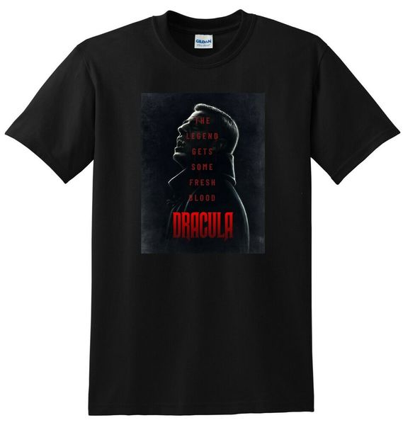 

DRACULA T SHIRT tv show season 1 poster tee SMALL MEDIUM LARGE or XL, White;black