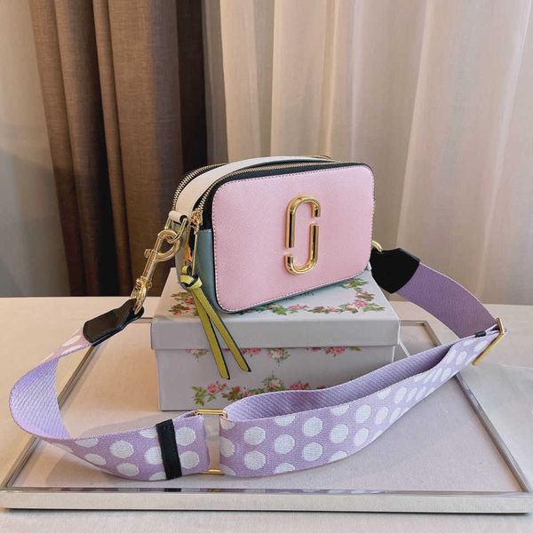 

2021 new mama box camera bag simple and generous double layer large capacity women's fashion shoulder zly