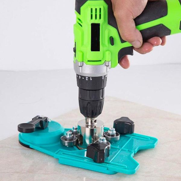 

professional hand tool sets ceramic tile glass locator diamond opening positioning guide drill bit hole clamping range construction tools op