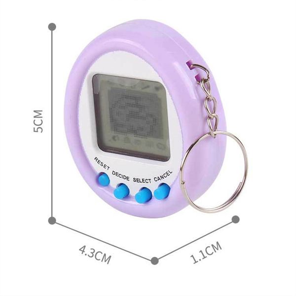 

1 pcs mini electronic pet game machine childrens learning toy portable fan keychain toy small size many pets to choose from