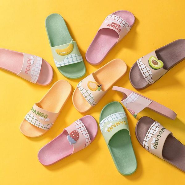 

slippers women couple cartoon bathe bathroom lovely home summer sandals slides shoes flip flops sandalias mujer, Black