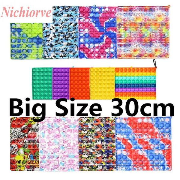 

2021 new 20/30 cm fidget toys super push bubble soft decompression toys for adults and children autism relief birthday gifts