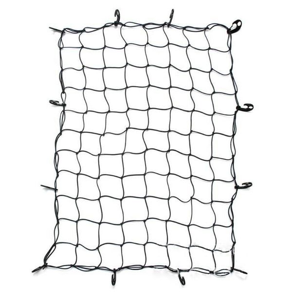 

car organizer suv roof elastic string rack mesh storage cage luggage net 120x90cm black rv camper trailer exterior accessories