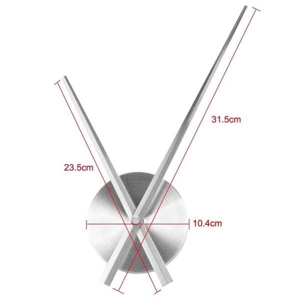 

clock wall hands diy large needles clocks home art decor quartz mechanism accessories