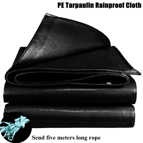 

shade black pe rainproof cloth outdoor tarpaulin garden shading car boat truck canopy waterproof sail pet dog house cover
