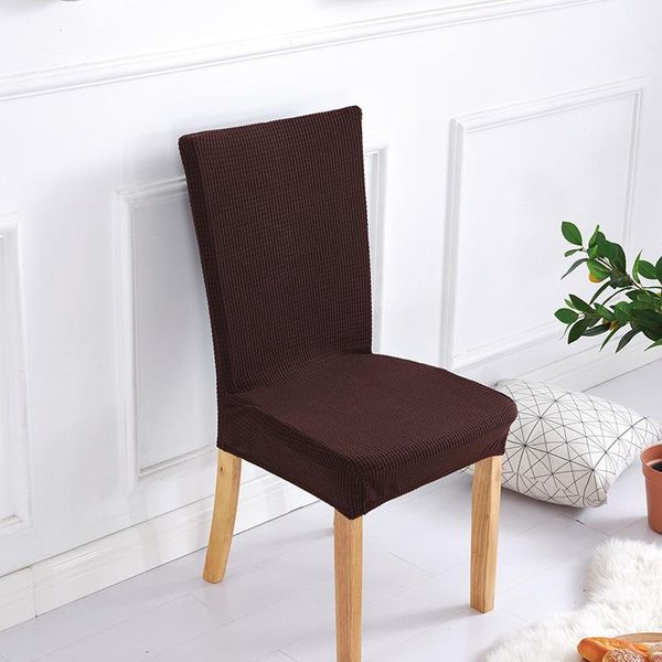 

chair covers jacquard cover plain elastic dining case spandex slipcover stretch for wedding el banquet seat